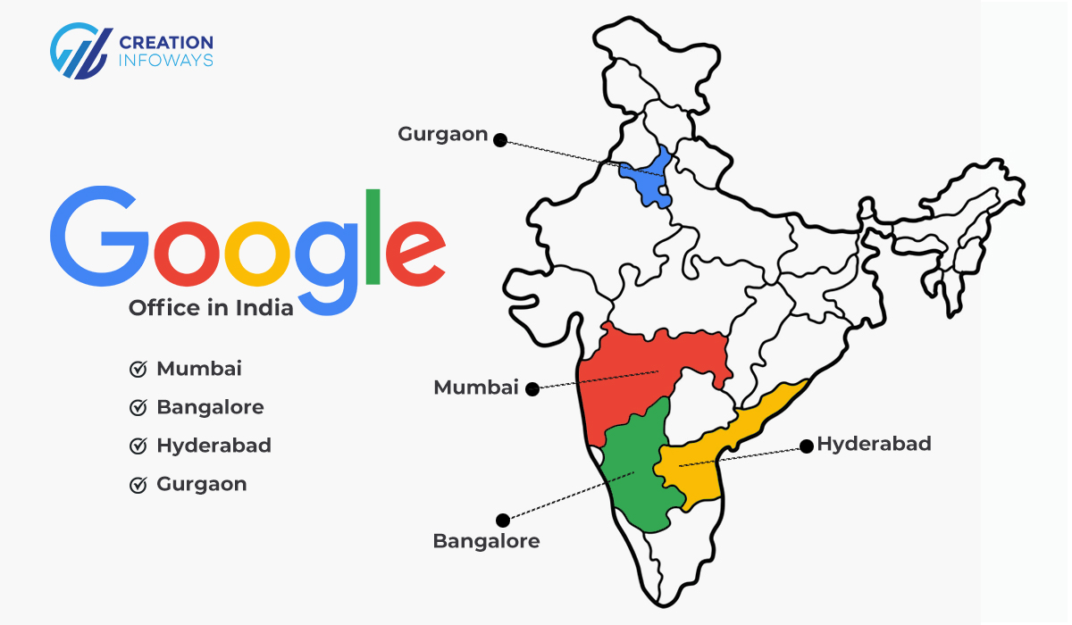 Google Office in India, List of Google Office in India, Google Company in India 